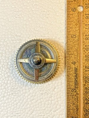 Hermle 451-050 Clock Time Side Main Wheel - Vintage Clock Parts   (KD3600)