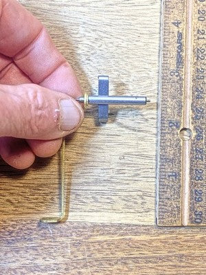 New Haven Clock Movement Verge (See Pics To ID Mvmt) (KD4469)