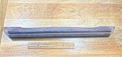 Old Mantel Clock Wooden Front Bottom (20 1/2 X 1 3/4 X 1 Inches)   (LL5361)