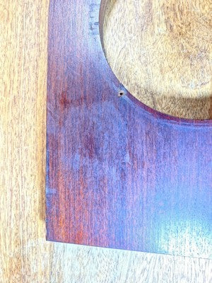 Wood Clock Piece 10 7/8 Inches  X 7 3/4 X 3/4 Inches   (LL5320)