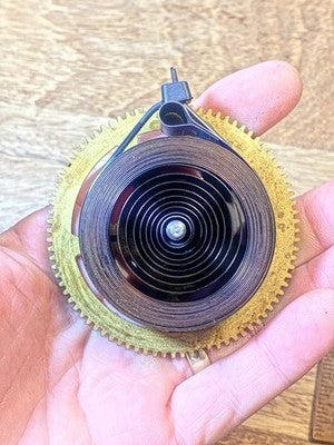 Gilbert Clock Movement (Stamped 24) Time Side Main Wheel  (KD4393)
