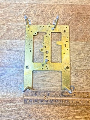 Sessions Bim Bam Clock Movement Front Plate (Pivots Look Good) (KD4424)