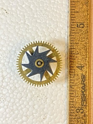 Herschede Clock Movement Strike Side 3rd Wheel (See Pics To ID Mvmt)  (KD4223)