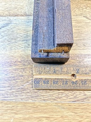 Wooden Mantel Clock Base (12 1/2 X 5 1/8 Inches)    (LL5356)