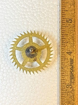 Made In Japan Clock Movement Escape Wheel (See Pics To ID Mvmt)     (KD4259)