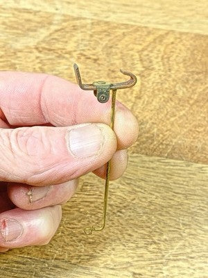 Antique Clock Movement Verge Or Crutch (Measures 14.52mm Between Teeth) (KD3151)