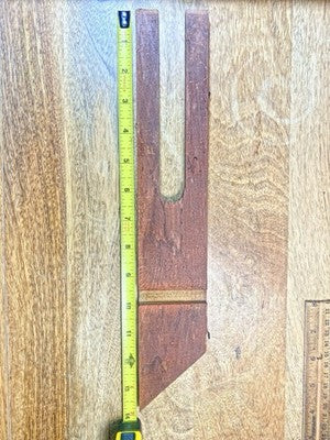 Antique Clock (Weight Driven) Wooden Side Dial Mount Part   (LL5351)