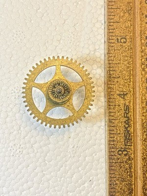 Gilbert Clock (Steel Plates) Time Side 4th Wheel (See Pics to ID) KD4436