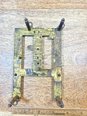 Ingraham Clock Mvmt (Pat 78/79)  Front Plate (Pivots Look Good) (KD2925)