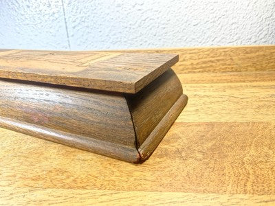 Wooden Mantel Clock Base  (4 3/4 X 13 1/8 X 2 Inches Tall)  (LL5317)