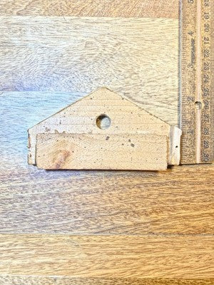 Cuckoo Clock  Top Back Board - Vintage Clock Parts KD3762