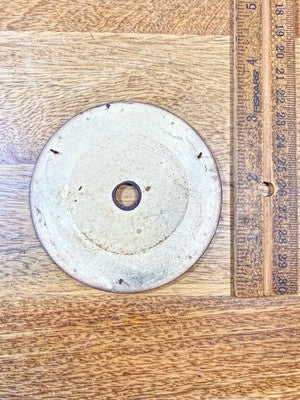 Old Cuckoo Clock  Dial Pan (3 1/8 Inches Dia.) - Vintage Clock Parts  KD3344