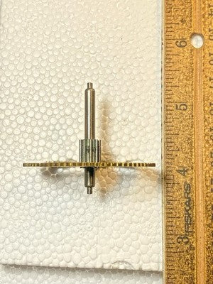 Perivale Clock Movement Time Side 2nd Wheel - Vintage Clock Parts KD3724