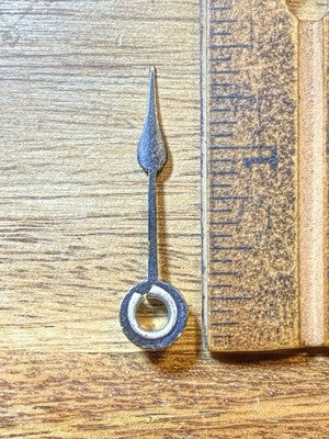 Clock Hour Hand 1 7/16 Inches Long (Arbor Is 4.2mm Dia.) - Vintage Clock KD3469