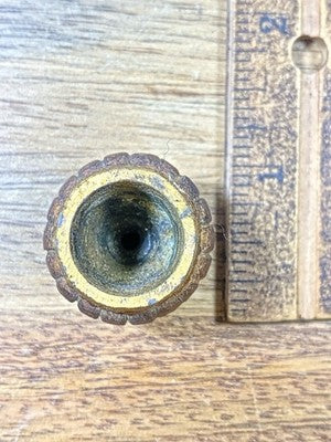 French Mantel Clock Candle Stick Foot (Dia. On Threads Is 3.4mm) (KD3142)