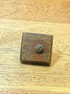 Square Wood Clock Foot      (KD4476)
