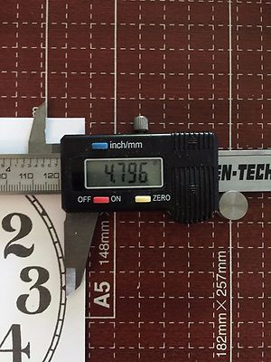 5 Inch Welch Clock Replacement Paper Dial (Lot150)