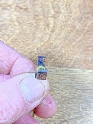 Antique Clock Movement Verge Or Crutch (Measures 14.52mm Between Teeth) (KD3151)