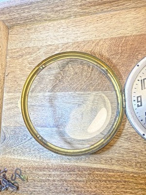New Haven Clock Movement Dial Pan (See Pics to ID Movement) (KD4457)