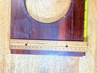 Wood Clock Piece 10 7/8 Inches  X 7 3/4 X 3/4 Inches   (LL5320)