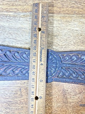 Parlor Or Kitchen Clock Wooden Side Trim (15 5/16 X 2 3/16 Inches)   (LL5310)