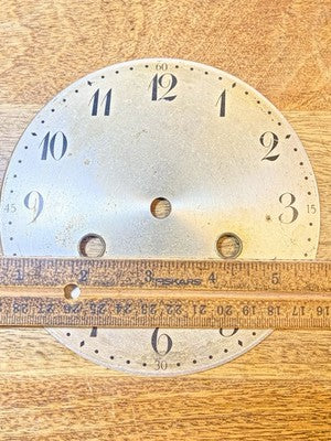 Old 5.32 Inch Or 135.2mm Diameter Metal Clock Dial Pan        (KD4034)