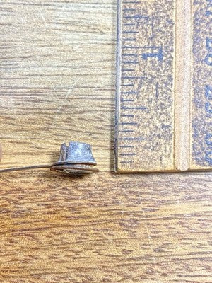 Clock Hour Hand 46mm Long (Arbor Is 5.3mm Dia.) - Vintage Clock Parts KD3283