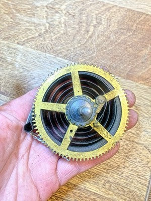 Ingraham (Stamped 12 14) Clock Movement Strike Side Main Wheel (KD3640)