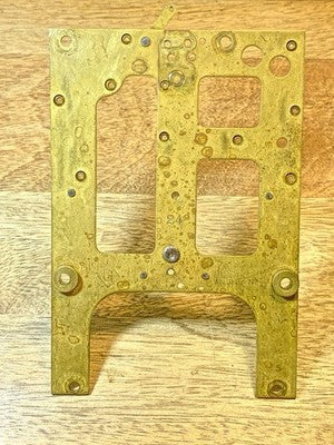 Gilbert Clock Movement (Stamped 24) Back Plate (Pivots Look Good)  (KD4394)