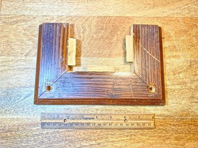Old Wooden Clock Trim Piece (9 1/2 X 6 X 3/4 Inches)     (KD3741)