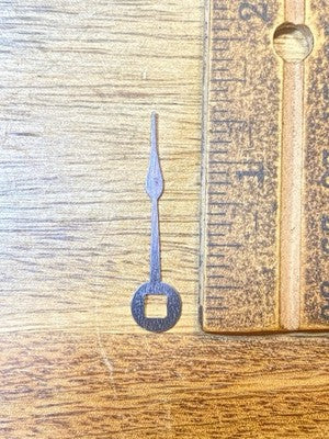 Old Rusty Clock Minute Hand 1 3/8 Inch Long (Arbor Is 3.4mm X 3.7mm (KD4479)