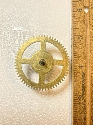 Made In Korea Clock Movement Time Side 2nd Wheel - Vintage Clock Parts KD3453