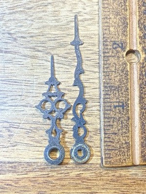 Unmarked Plymouth Clock Hands Set (See Pics To ID Movement) (KD4485)