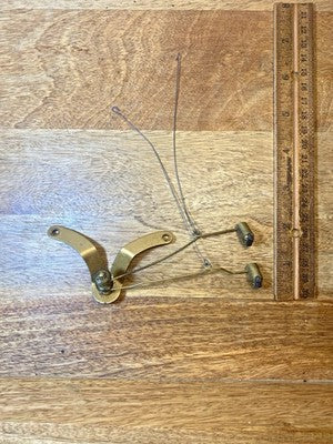 Gilbert Clock Movement (Stamped 30) Hammers (KD4614)