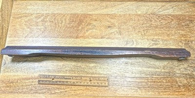 Old Mantel Clock Wooden Front Bottom (20 1/2 X 1 3/4 X 1 Inches)   (LL5361)
