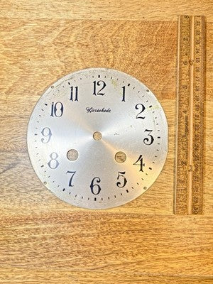 Herschede Clock Dial Pan (See Pics To ID Mvmt))  (KD4206)