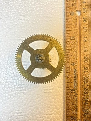 Hermle 451-050 Clock Chime Side 2nd Wheel - Vintage Clock Parts   (KD3595)