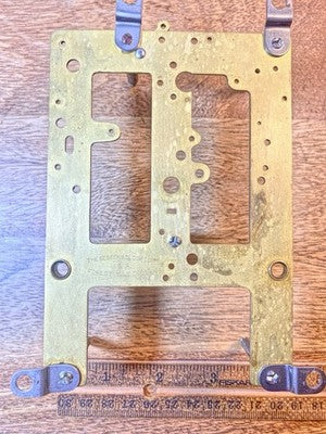 Sessions Chime Clock Front Plate (Looks Good) - Vintage Clock Parts KD3409