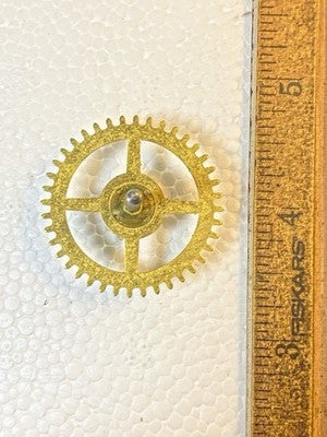 Ingraham (Stamped 5 12) Clock Movement Time Side 4th Wheel (KD4301)