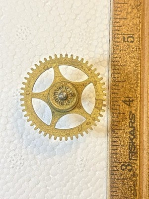 Gilbert Clock Movement (Stamped 24) Time Side 4th Wheel  (KD4371)