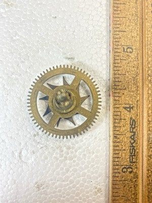 DRGM Clock Movement Strike Side 3rd Wheel (See Pics To ID Movement)   (KD2640)