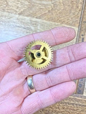 Herschede Clock Movement (PL 78) Hour Wheel (See Pics To ID Movement)  (KD3331)
