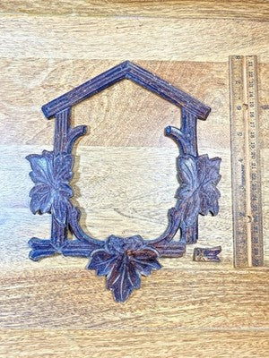 Wooden Cuckoo Clock Surround (Parts Or Repair) - Vintage Clock Parts LL5376