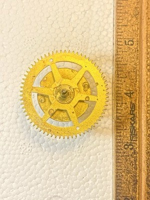 New Haven Clock Movement Strike Side 3rd Wheel (See Pics To ID Mvmt) (KD4463)