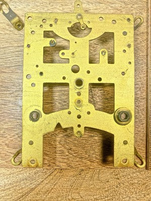 New Haven Clock Movement Front Plate (See Pics To ID Movement)  (KD2974)