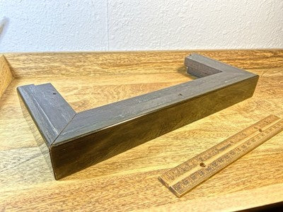 Wooden Mantel Clock Base (12 1/2 X 5 1/8 Inches)    (LL5356)