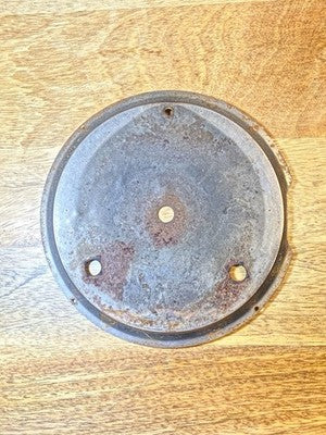 Antique Ingraham Clock Movement Dial Pan (5.65 Inch Or 143.7mm Dia)   (KD3439)