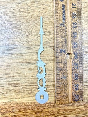 3 5/16 Inch Long Clock Minute Hand (Arbor Is 4.0mm X 2.9mm (KD3116)