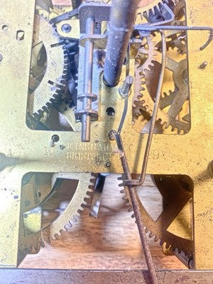 Ingraham (Stamped 10/29) Clock Strike Side Fly Wheel - Vintage Clock KD3417