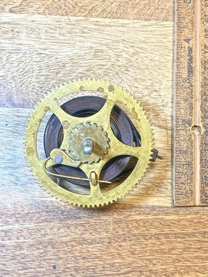 Gilbert Clock Movement (Stamped 24) Time Side Main Wheel  (KD4393)